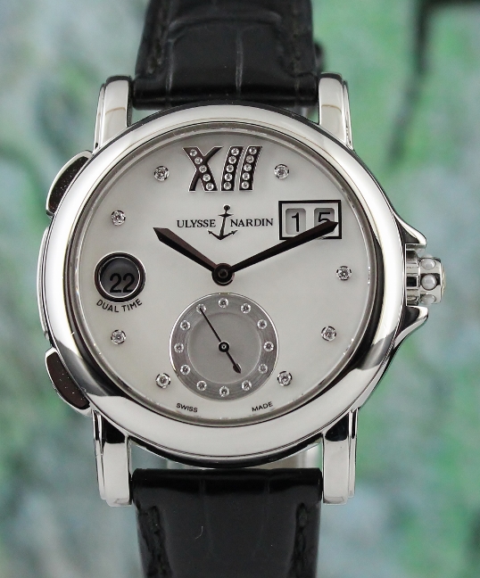 (image for) A Ulysse Nardin Stainless Steel Dual Time Watch / 243-22